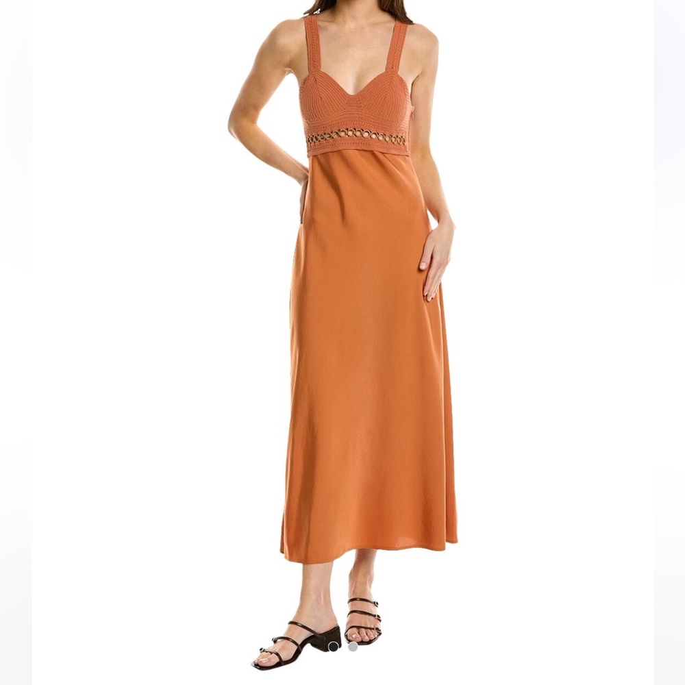 NWT A.L.C. Talia Dress in burnt terracotta size 4